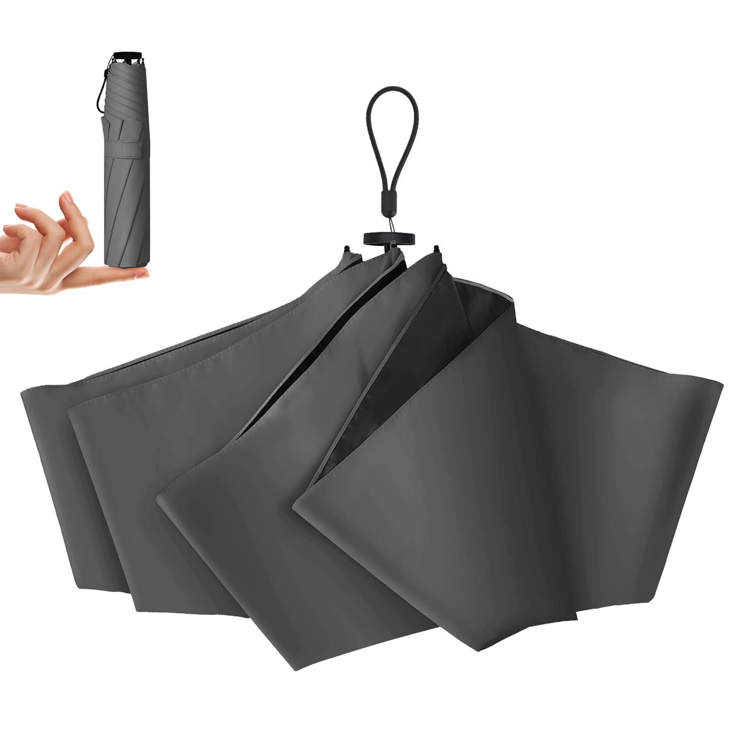 

в 2025 году 118 г легкий JIS УФ-свет, складной, складной, от дождя, УФ-ветра, воды, для солнца и удобного хранения, чехол в комплекте [Новый & &