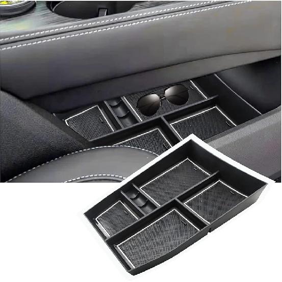 Lower Console Organizer Compatible with 2021 2022 2023 2024 2025 2026 Nissan Rogue(S/SL/SV/Platinum) Armrest Under Storage Box Tray Nissan Rogue