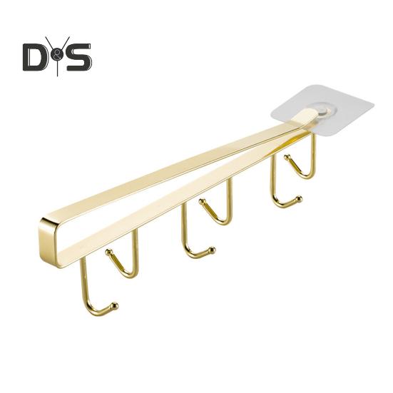 1/2/3Pcs Cup Mug Holder Utensil Rack Strong Load-bearing Easy To Install Multifunction Kitchen Under-Cabinet Sundries Organizer Storage Hanger