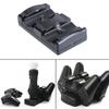 Supporto di Ricarica Doppio Caricabatterie Doppio Professionale per Controller Wireless PS3/PS3 Move Accessori