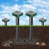 6 Pcs Solar Powered Snake Repellent For Outdoors,ultrasonic Snake Repellent,solar Snake Repellent F