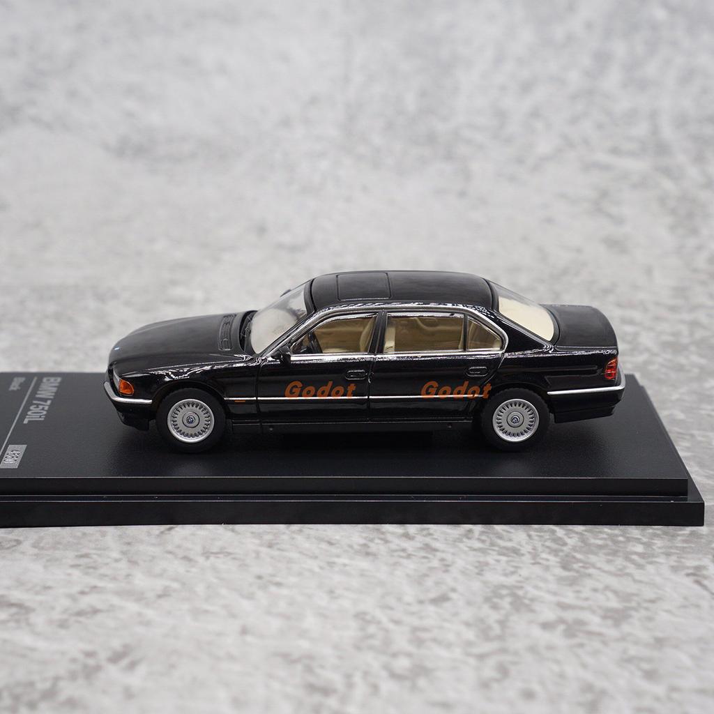AR-Box 1:64er Maßstab Diecast Legierung BMW 750iL E38 Limousine Spielzeugautos Modell Klassiker Nostalgie Geschenke für Erwachsene Souvenir Statische Ausstellung