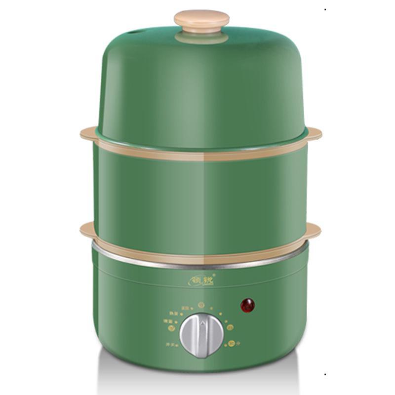 Stainless Steel 304 Multifunctional Double-Layer Egg Steamer and Boiler for Household Use
