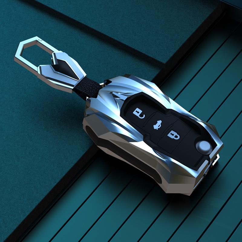 Volkswagen Key Case for Magotan, Passat, Tiguan L, Sagitar, Tayron, CC, Lavida - Trendy Car Shell Buckle Bag.