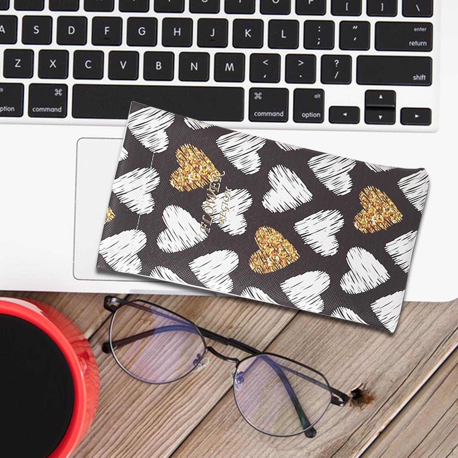 

Футляр для очков Сумка для хранения очков Дорожная сумка для очков с защелкой Удобная переноска Мода Heart