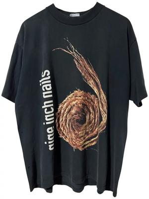 Tricou Unisex Vintage 1995 Nine Inch Nails Further Down The Spiral Reprimare AN49873