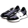 new New Balance 327 Black Grey Women's
