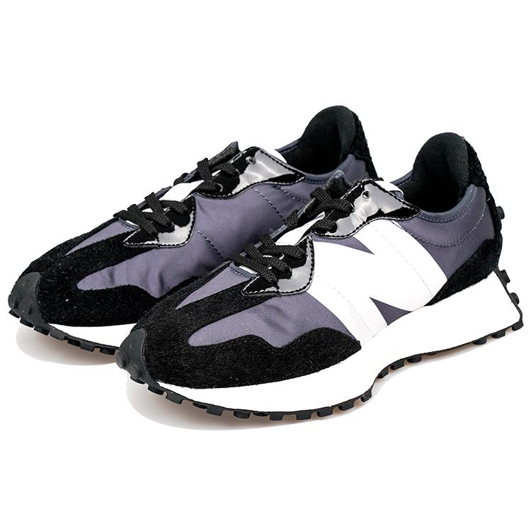 new New Balance 327 Black Grey Women's