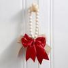 Handmade Valentines Day Wood Beads Garlands with Butterfly Knot For Wedding Decors for Rustics Farmhouses Decors Project