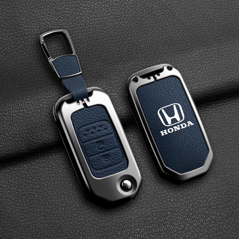 Car Smart Remote Key Fob Case Cover For Honda Civic Accord City Odyssey CR-V XR-V HR-V Vezel Jade Jazz Crider Auto Accessories