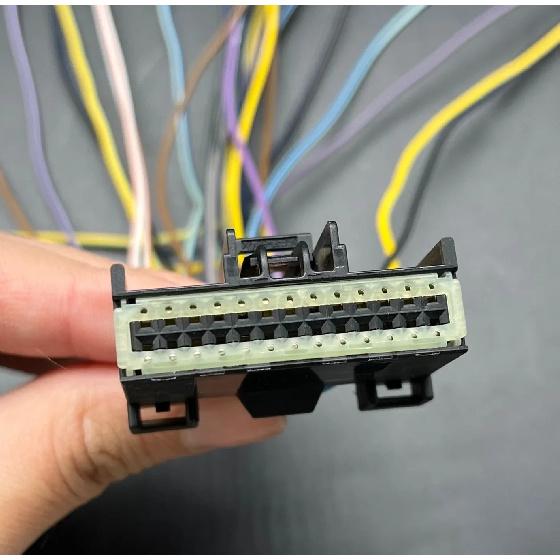 for Ford Mondeo Focus CD plug C240B dashboard C220 plug connector extension cable wire line 2X13 26PIN housing