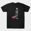 Asian Size Cotton Unisex Tshirt Print T-shirt The Skeleton And The Dog T-shirt No-Cut Print Regular Fit