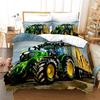 Farm Tractor 3d Bedding Set  Duvet Cover Set 3D Print Comforter Cover Bedclothes for Boy Girl Bedding Sets Bedroom Decor
