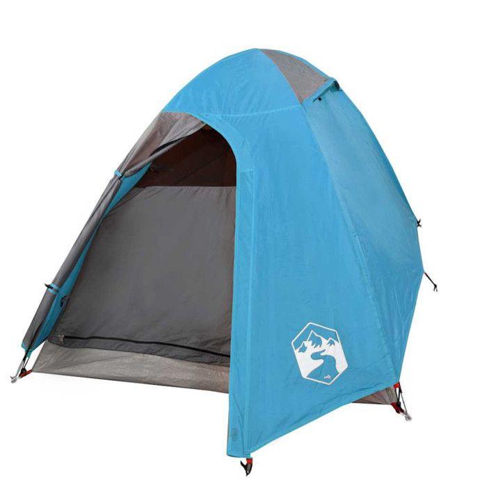 Camping Tent - vidaXL - 2 Persons - Waterproof - Blue - Lightweight and Portable