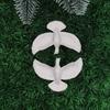 1-4pcs Peace Doves Resin Christmas Decorations Creative Home Festival Sculpture Outdoor Courtyard Friendship Dove Decoration