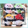 Weiches und kuscheliges niedliches Panda-Plüschtier Schlüsselanhänger Perfekt für Rucksäcke und Geschenke