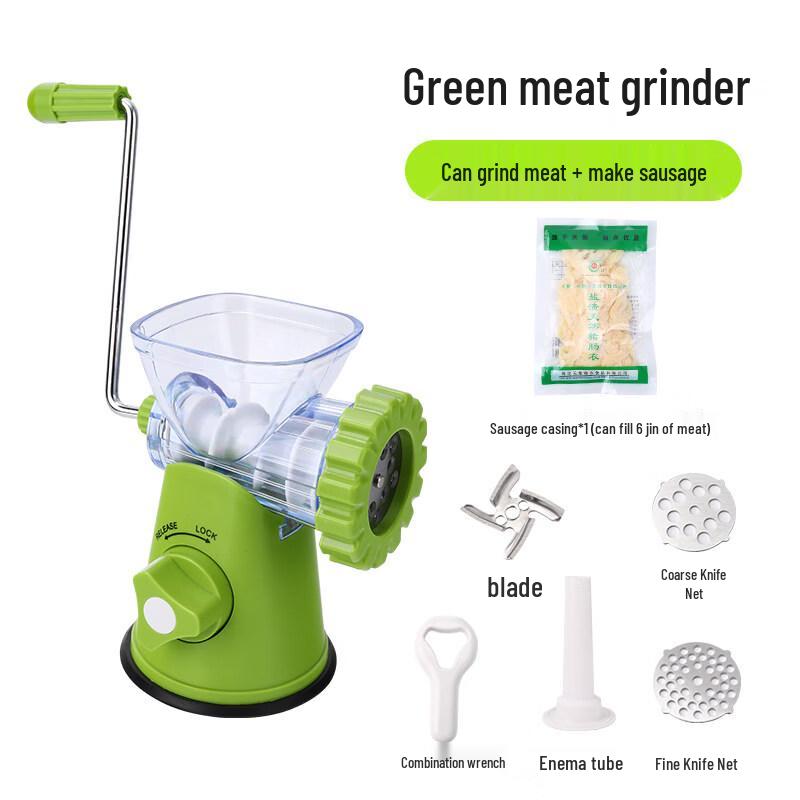 HUALEAI Manual Sausage Stuffer & Meat Grinder