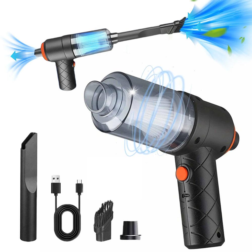 High-Power Wireless Car Vacuum Cleaner Handheld Wireless Car Center Console Vent Details Cleaning Tool USB Charging