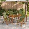 6 piece high back cushion set GEMERT 6 pcs 100percent  polyester