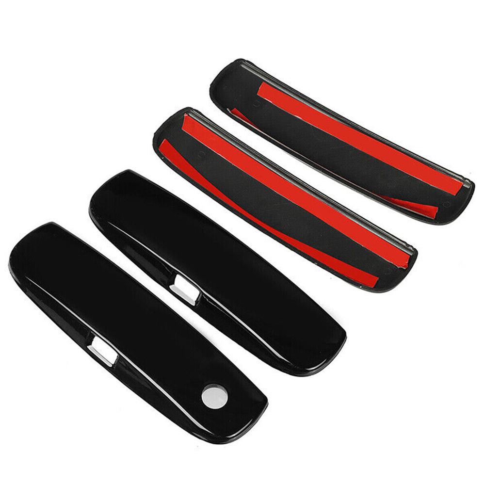 Gloss Black Door Handle Covers Cap Decor Cover Trim For Dodge Charger 2011-2021