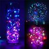 Weihnachtsbaum-RGB-Fantasiefarblicht, 100LED 10M WS2812B RGBIC-Licht, IP65 wasserdichte Bluetooth-Sprite-LED-Lichterkette
