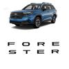 Rear Trunk Tailgate 3D Letter Inserts Compatible with 2025+ Subaru  2026 Forester New Body Style Letters with Adhesive 8pcs Y12