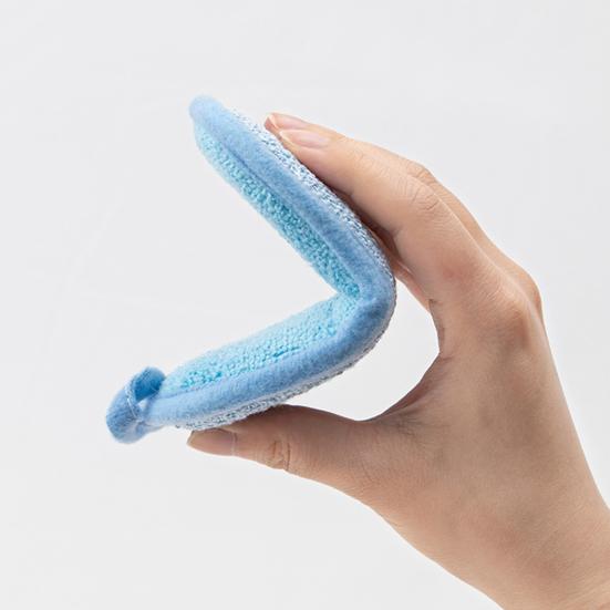 5Pcs Dishwashing Sponge Set Strong Decontamination Quick Cleaning Mesh Surface Scrubbing Sponge Kitchen Cleaning Tool