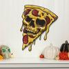 Halloween Zábavný obličej Pizza Obývací pokoj Veranda Kuchyň Domácí zkrášlení Dekorativní samolepky na zeď