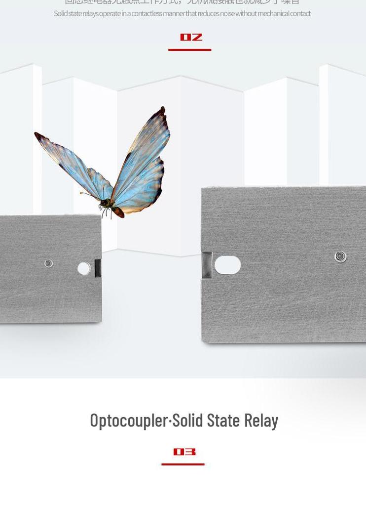 AOYI ZSR-DA Verbessertes Hochspannungs-Einphasen-DC-zu-AC Solid State Relais, 25A-120A