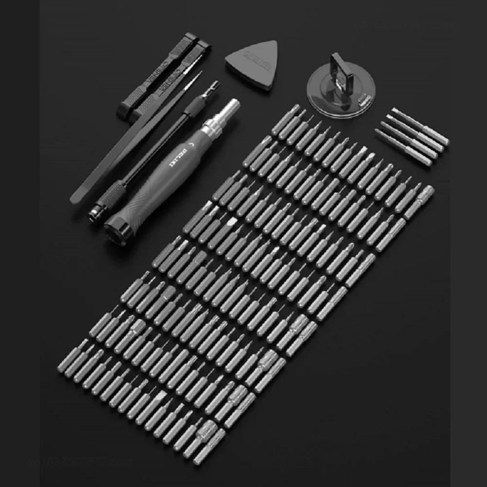 DELIXI 145 In 1 Screwdriver Set With Storage Box Precision Magnetic Screw Driver Bits For Mobile Phone Repair Screwdriver Kit