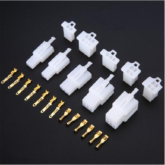580PCS Motorcycle Car Electrical Wire Connector Terminal 2.8mm 2/3/4/6/9 Pin