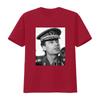 GADDAFI Vintage Giovane Maummar Bianco Nero Maglietta a Mano Comodi Vestiti Casual Unisex Abbigliamento Donna 2026 Estate Nuova Maglietta