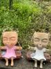 Exquisite Creative Resin Portrait Vase with Drainage, Perfect for Plants