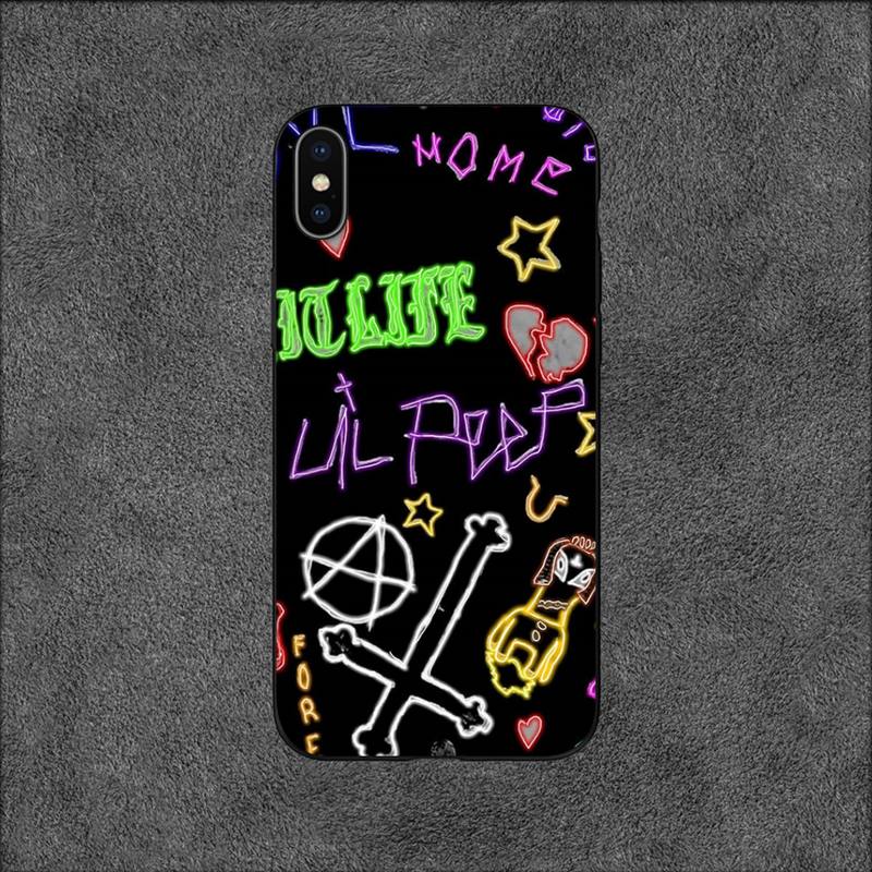 Pouzdro na telefon Lil Peep Rapper pro iPhone 11 12 Mini 13 14 15 Pro XS Max X Plus SE XR Shell
