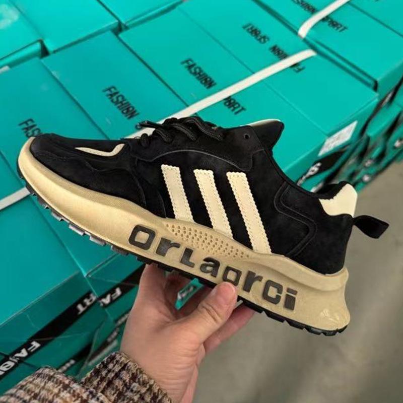 

Men s shoes new comfortable texture casual sports dad shoes trendy brand light fashion three-color optional commuter sports shoes 44 чорний