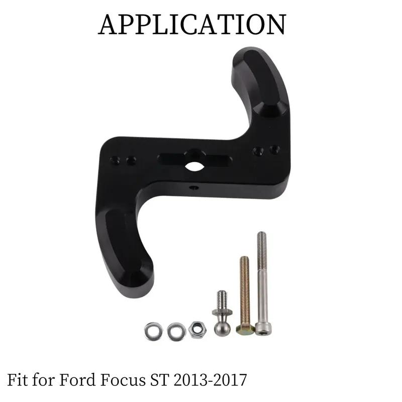 Verstellbarer Auto-Modifikation Short Throw Schalthebel Arm Schwarz für 2013-2016 Ford Focus ST 2.0L