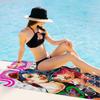 1PC Anime J-JoJos's Bizarre Adventure J-JoJos Beach Towel Cartoon Cute Summer Kids Large Bath Pool Beach Towel For Swimming Travel