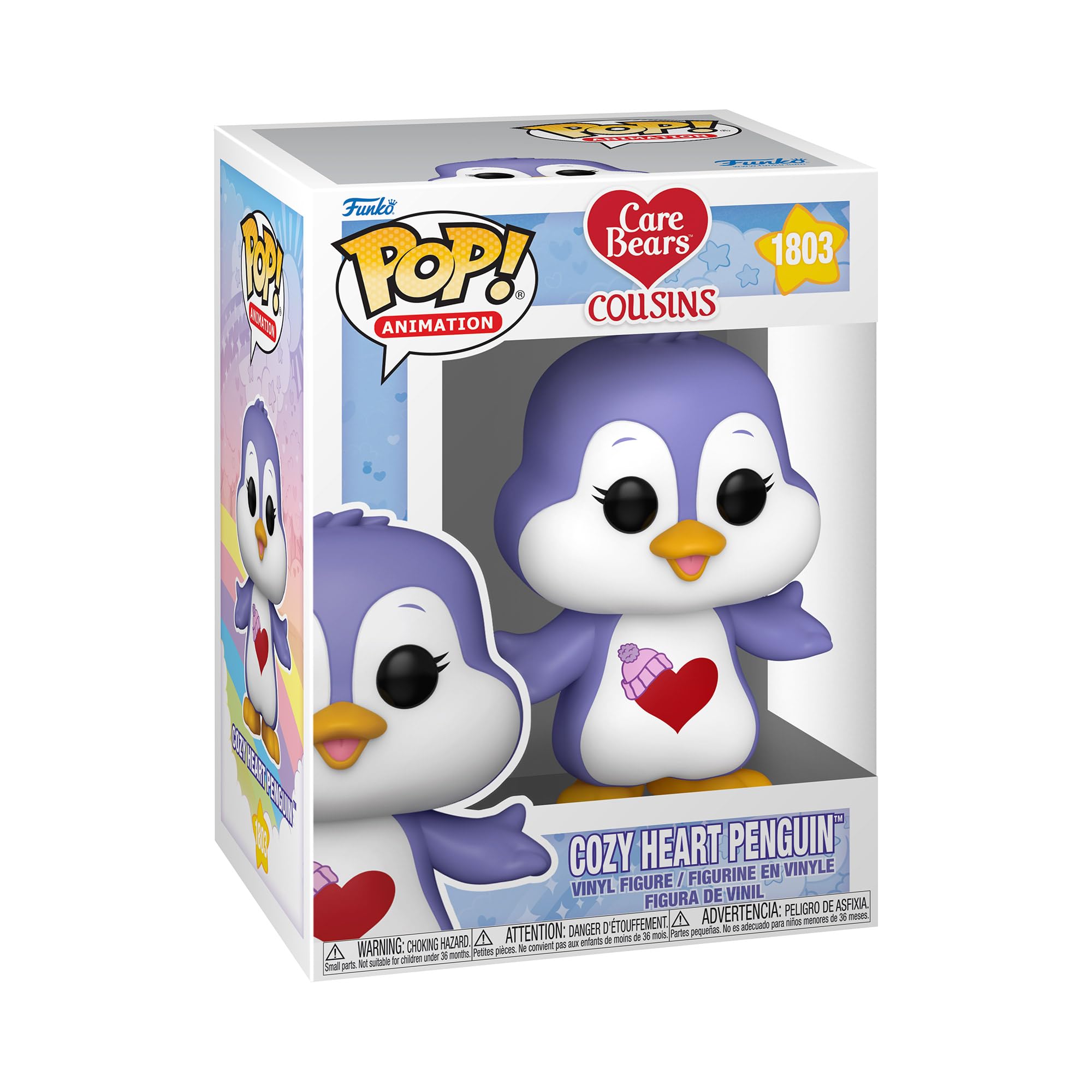 

Funko Pop Care Bear Cousins Cozy Heart Penguin Care Bears Collectible Vinyl Figure Gift Idea Official Merchandise Toys for Kids Adults Fans Animation