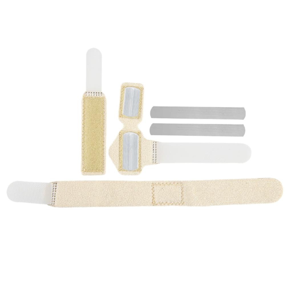 Adjustable Toe Fixation Strap Fixation Splint Detachable Aluminum Plate Support Toe Protector Toe Corrector Bunion Straightener