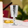 Silberbecher Exquisites Judaica Schabbat Kidduschbecher Set Zinklegierung Kidduschbecher mit Untertasse Vintage Opferbecher Weinaufbewahrungsbecher