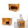 High-quality Cat Bed Corrugated Paper Cat House All Seasons Round Cat Nest Factory Direct Cat Toy