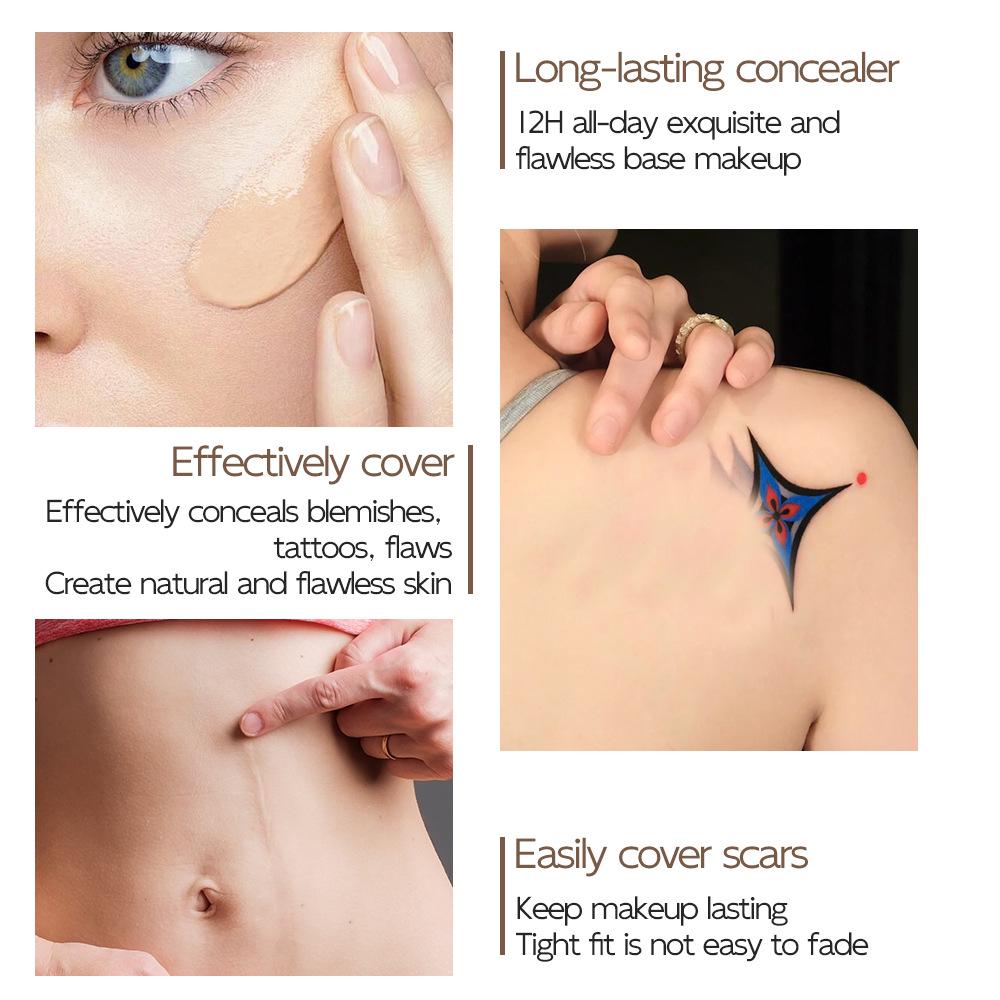 Corrector HD Maycheer para Cicatrices de Acné y Ojeras con Cobertura Natural
