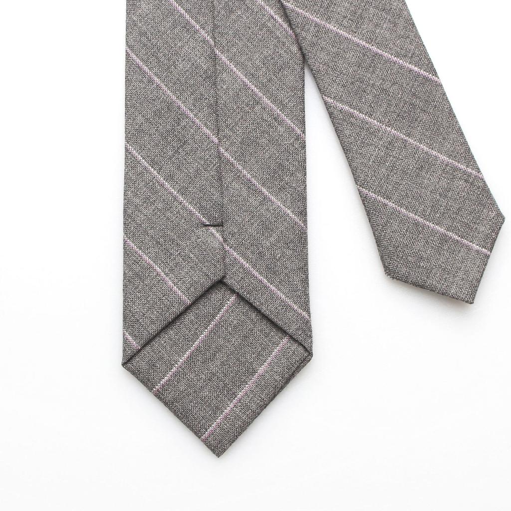 Men'S Business Dress Striped Wool Jacquard 5.5Cm Men'S Tie, Groom Best Man Suit Tie Men'S