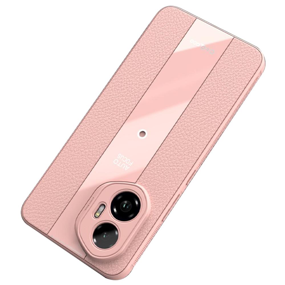 

Q.COO For Honor 300 Case Shockproof PU+TPU+Acrylic Phone Cover Black