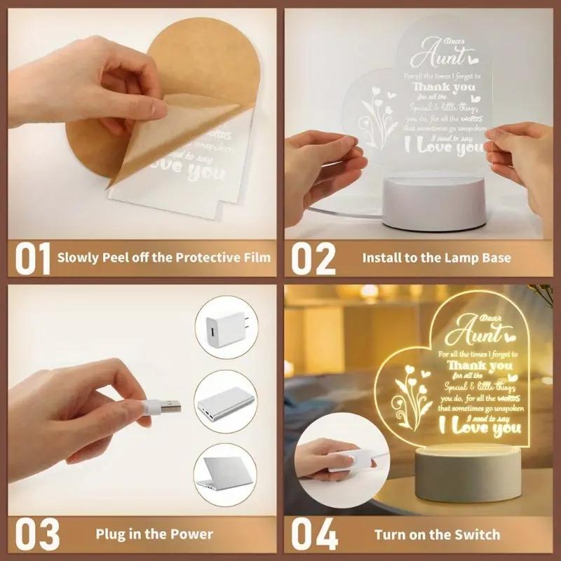 1PC creative care night light bedroom eye protection atmosphere night light