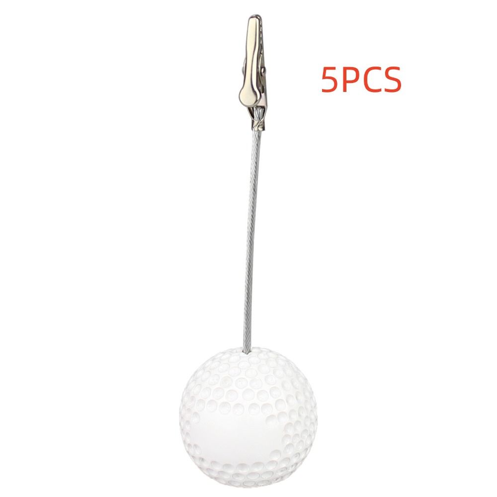 

Настольная подставка из смолы, мяч для гольфа, скрепка для бумаг, демонстрация карточек, офисный аксессуар, держатели для заметок