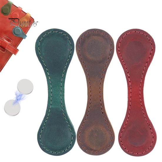 Lesezeichen mit zwei magnetischen Enden, gravierter Lesezeichenclip aus Kunstleder, Retro-Design, magnetischer Seitenmarker, Lesezubehör