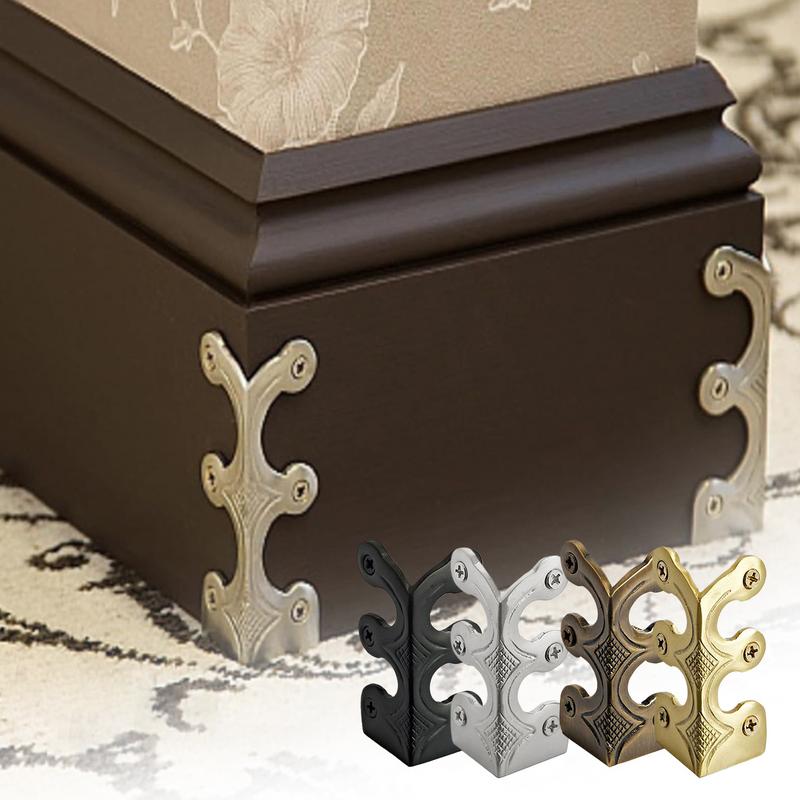 Baseboard Protector Metal Skiffers Edge Guards Corner Protectors Decorative Protector Cover Solid Brass Skirting Board Corner
