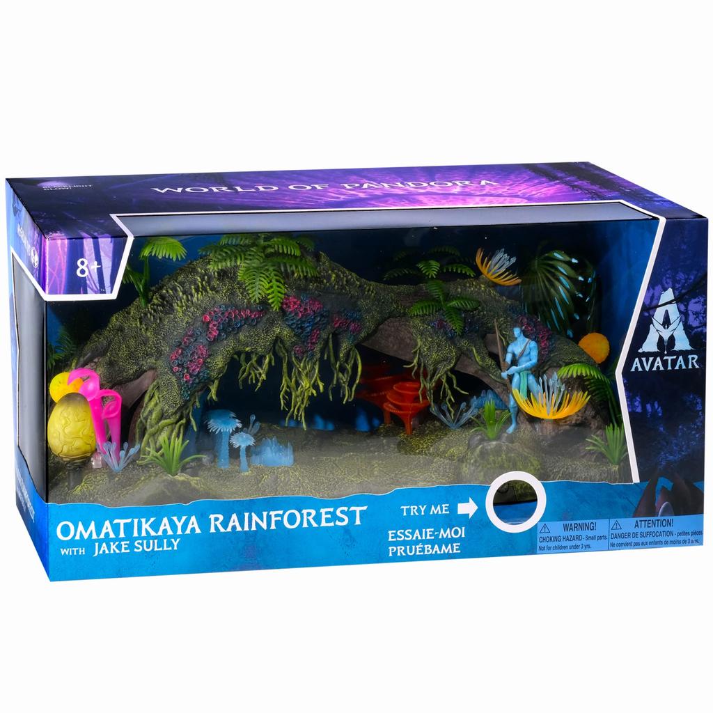 Avatar McFarlane Toys World of Pandora Deluxe Figurenset Omaticaya Regenwald mit Jake Sully Film 1 James Cameron SF Diorama Wald Dschungel [Artikel]