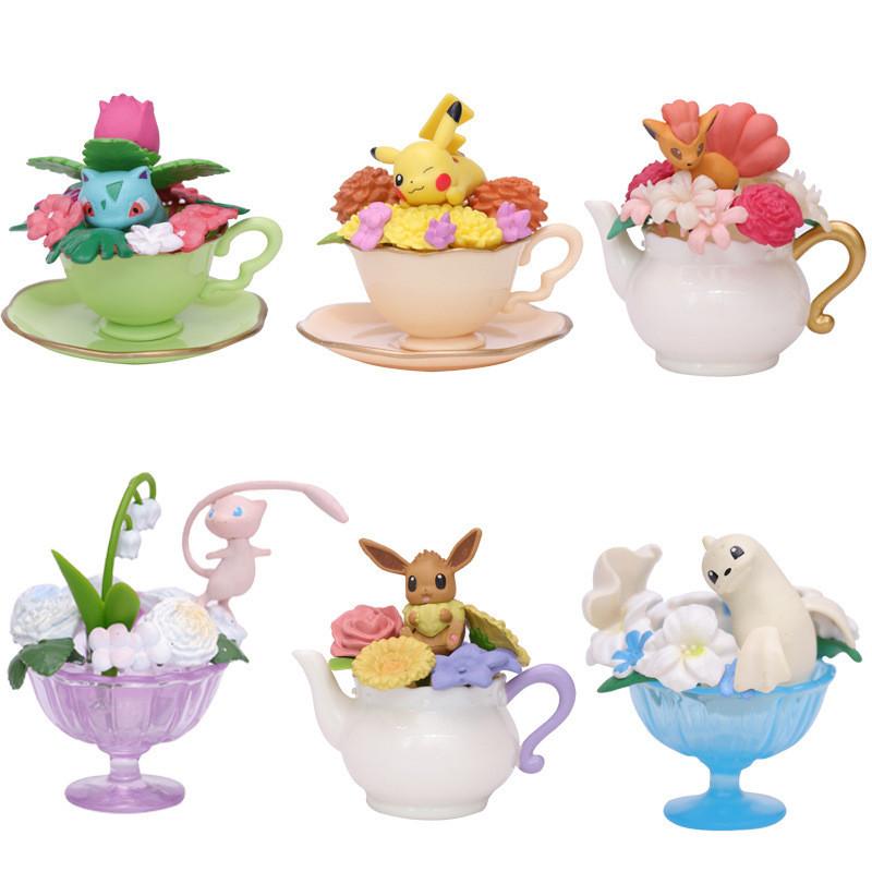 1Set Pocket Monsters Anime Figure Kawaii Pikachu In Disguise Action Figures PVC Adult Collection Model Dolls Toy Gift